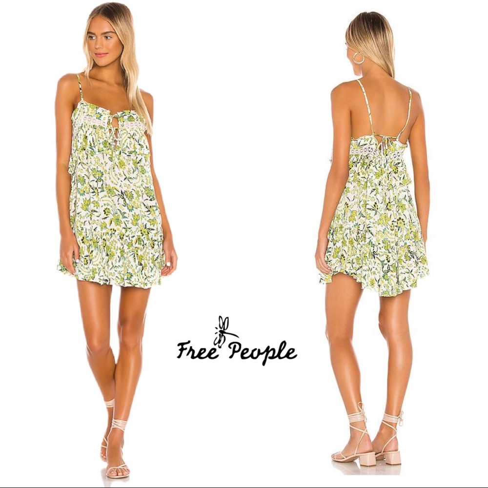 Free People Take Me With You Ruffle Dress